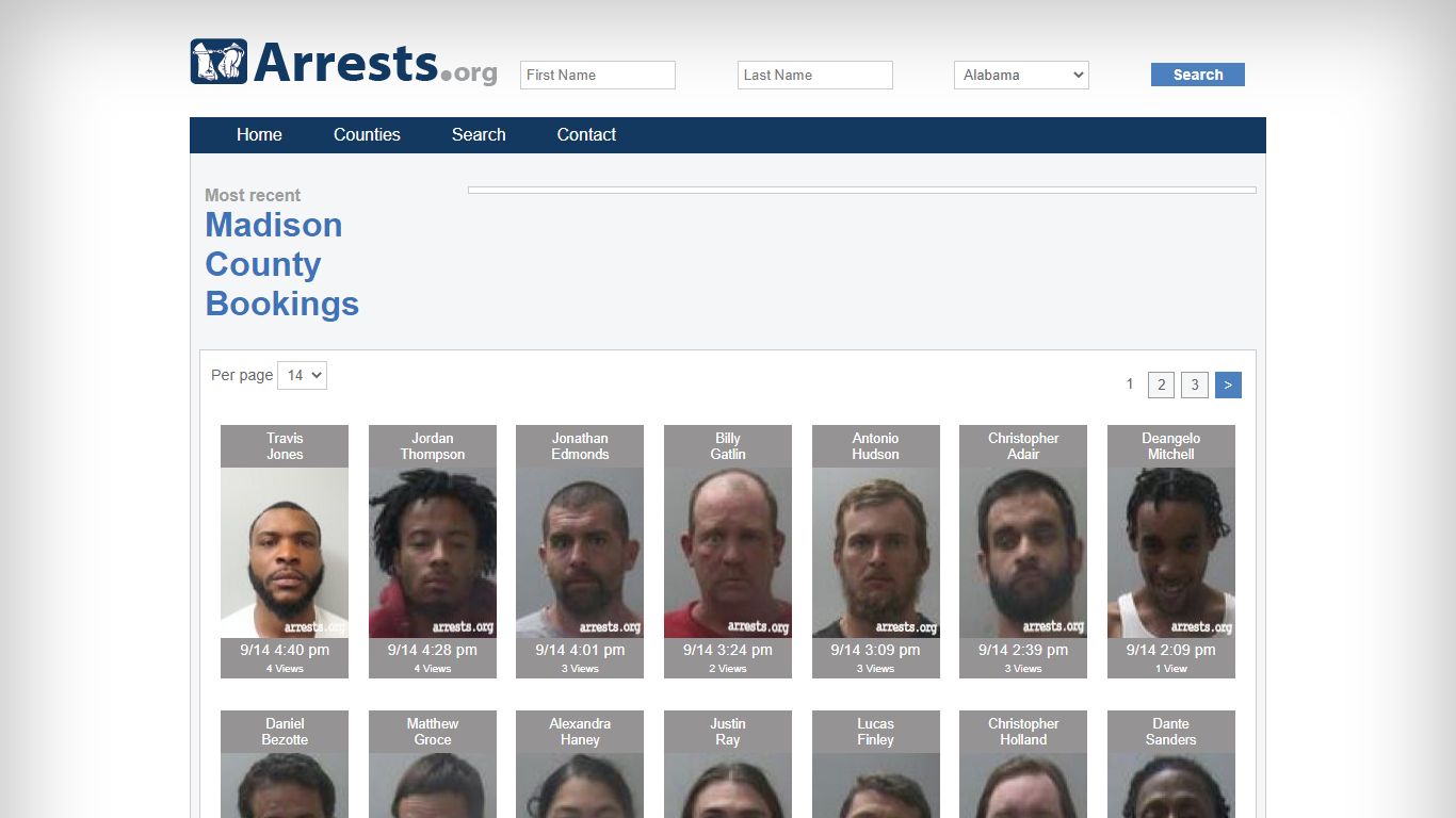 Madison County Arrests and Inmate Search